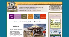 Desktop Screenshot of millelacscountyfair.com