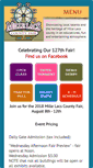 Mobile Screenshot of millelacscountyfair.com